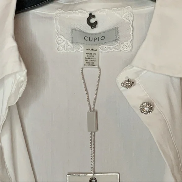Cupio White Shirt Dress - Picture 3 of 9